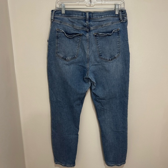 Abercrombie & Fitch The Super Skinny Ankle High Rise Curve Love Size 32 14R - Picture 2 of 6